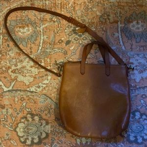 Madewell leather bag with small stain on leather